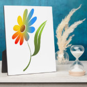 RAINBOW-BLUME FOTOPLATTE (Seite)