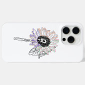 Rainbow Blume Funky Art Case-Mate iPhone Hülle (Rückseite (Horizontal))