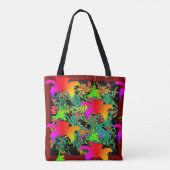 Rainbow Blume Galore Tote Bag Tasche (Rückseite)