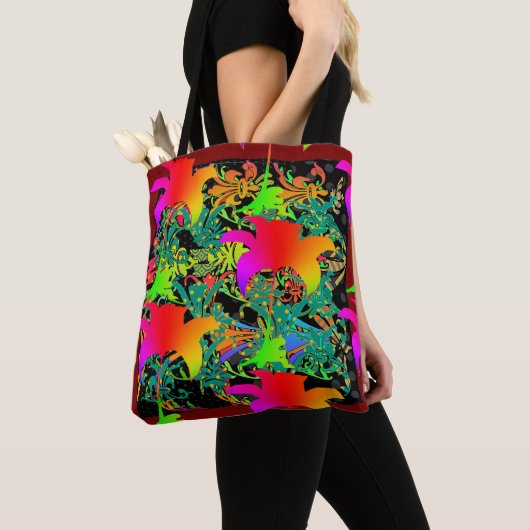Rainbow Blume Galore Tote Bag Tasche (Von Nahem)