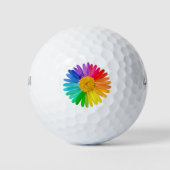 Rainbow Blume Golf Ball (Vorderseite)