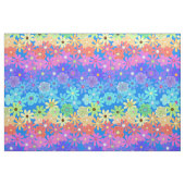 Rainbow Blume Hippie Style Stoff (Fat Quarter (45,7 x 55,9 cm))
