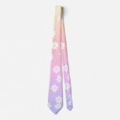 Rainbow-Blume Krawatte (Vorderseite)