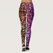 Rainbow-Blume Leggings (Rückseite)
