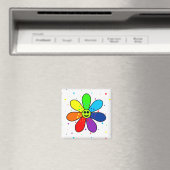 Rainbow Blume Magnet (In Situ (Geschirrspüler))