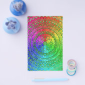 Rainbow Blume Mandala Flyer (Einzeln)
