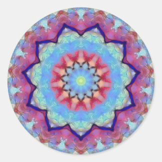Rainbow Blume Mandala Kleine Rundkleber Runder Aufkleber