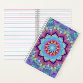 Rainbow Blume Mandala Soft Cover Notebook Notizblock (Innen)