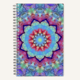 Rainbow Blume Mandala Soft Cover Notebook Notizblock
