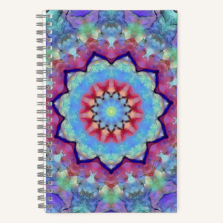 Rainbow Blume Mandala Soft Cover Notebook Notizblock