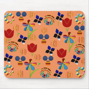 Rainbow Blume Mousepad