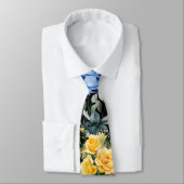 Rainbow Blume Neck Tie Krawatte (Gebunden)