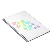 Rainbow-Blume-Notebook Notizblock (Rechte Seite)
