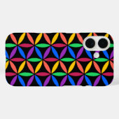 Rainbow Blume of Life Pattern Case-Mate iPhone Ca Hülle (Rückseite (Horizontal))