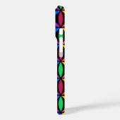 Rainbow Blume of Life Pattern Case-Mate iPhone Ca Hülle (Rückseite / Links)