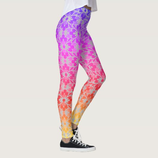 Rainbow Blume Power Leggings (Rechts)