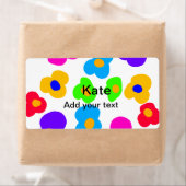 Rainbow Blume Pride Liebe hinzufügen Namenstext lq (Insitu)