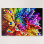 Rainbow-Blume Puzzle (Horizontal)