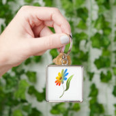 RAINBOW-BLUME SCHLÜSSELANHÄNGER (Hand)