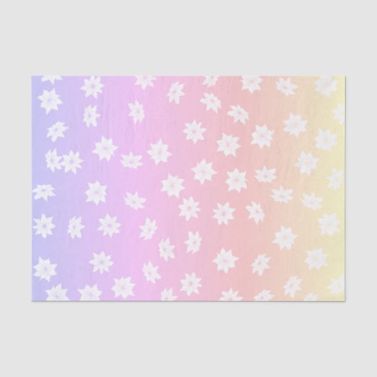 Rainbow-Blume Seidenpapier (Vorderseite)