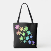 Rainbow-Blume Tasche (Rückseite)