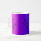 Rainbow-Blume-Tasse Kaffeetasse (Vorderseite Links)