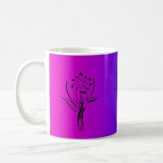 Rainbow-Blume-Tasse Kaffeetasse (Links)