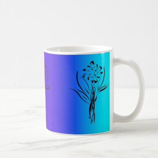 Rainbow-Blume-Tasse Kaffeetasse (Rechts)