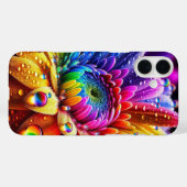 Rainbow Blumen Phone Case (Rückseite (Horizontal))