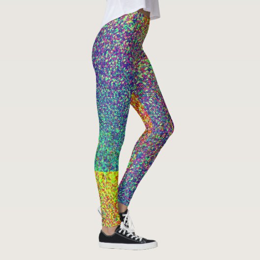 Rainbow Blur Muster Leggings (Rechts)