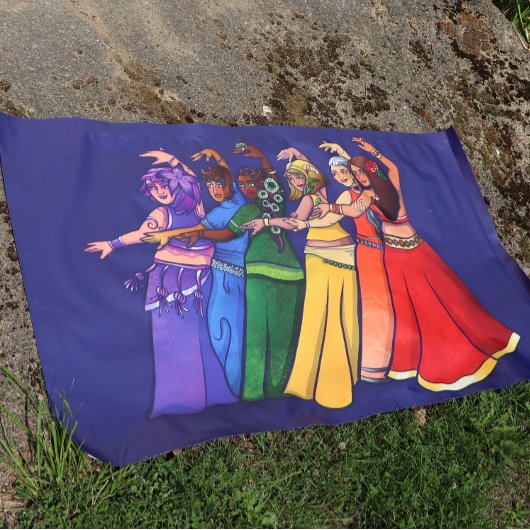 Rainbow Bly Dancer Art Bly Tanz Tanz Banner