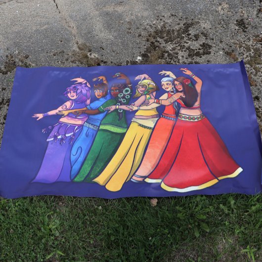 Rainbow Bly Dancer Art Bly Tanz Tanz Banner