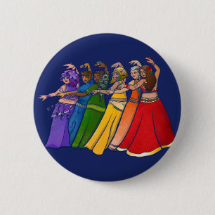 Rainbow Bly Dancer Art Bly Tanz Tanz Button