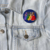 Rainbow Bly Dancer Art Bly Tanz Tanz Button (Beispiel)