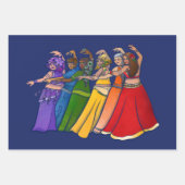 Rainbow Bly Dancer Art Bly Tanz Tanz Geschenkpapier Set (Vorderseite)