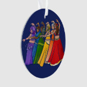 Rainbow Bly Dancer Art Bly Tanz Tanz Ornament (Vorderseite)