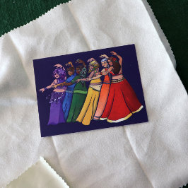 Rainbow Bly Dancer Art Bly Tanz Tanz Postkarte