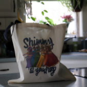 Rainbow Bly Dancer Art Bly Tanz Tanz Tragetasche