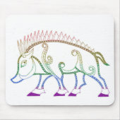 Rainbow Boar Mousepad (Vorne)