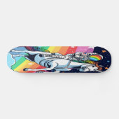 Rainbow Board, Designer Skateboard (Horizontal)
