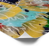 Rainbow-Bobcat-Explosion Poster (Ecke)