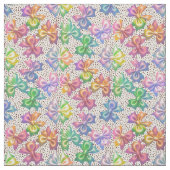 Rainbow-Bogen und Polka-Punkte Stoff (Muster)