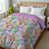 Rainbow-Bogen und Polka-Punkte Stoff