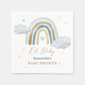Rainbow Boho Baby Dusche Napkins Serviette (Vorderseite)