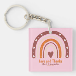 RAINBOW BOHO CHRISTLICHE QUOTE / LIEBE UND VIELEN SCHLÜSSELANHÄNGER