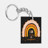 RAINBOW BOHO FARBE SCHWARZ SCHLÜSSELANHÄNGER (Vorderseite links)