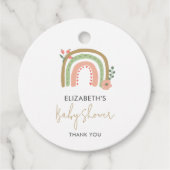 Rainbow Boho Kinderdusche Geruchte Farben Erde Nie Geschenkanhänger (Vorderseite)