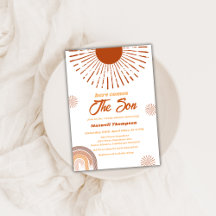 Rainbow Boho kommt hier zur Son Baby Dusche