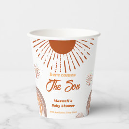 Rainbow Boho kommt hier zur Son Baby Dusche Pappbecher