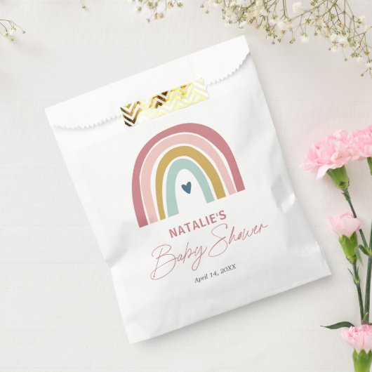 Rainbow Boho Pink Blue Baby Dusche Geschenktütchen (Versiegelt)